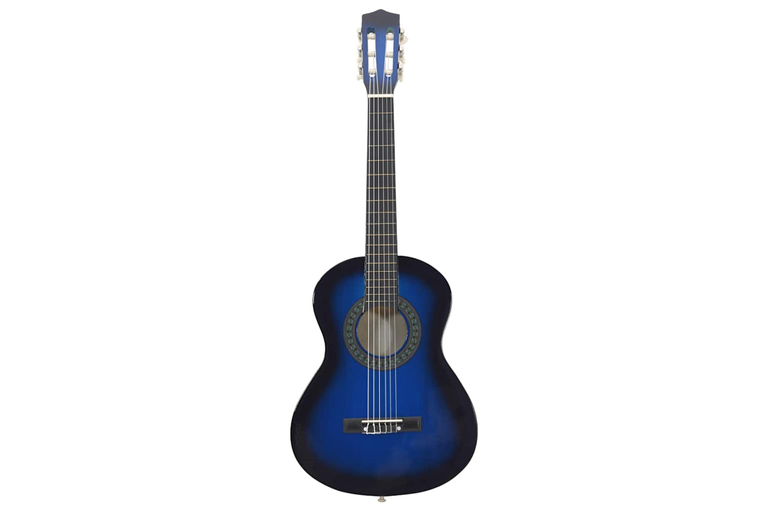 Vidaxl 8 Piece Classical Guitar Beginner Set Blue 1/2 34"-3