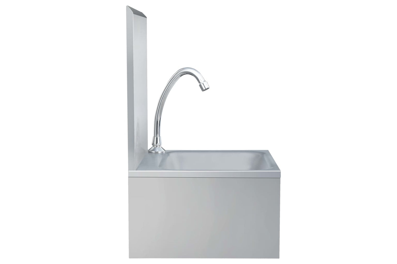 Vidaxl 51114 Hand Wash Sink With Faucet And Soap Dispenser Stainless Steel-7