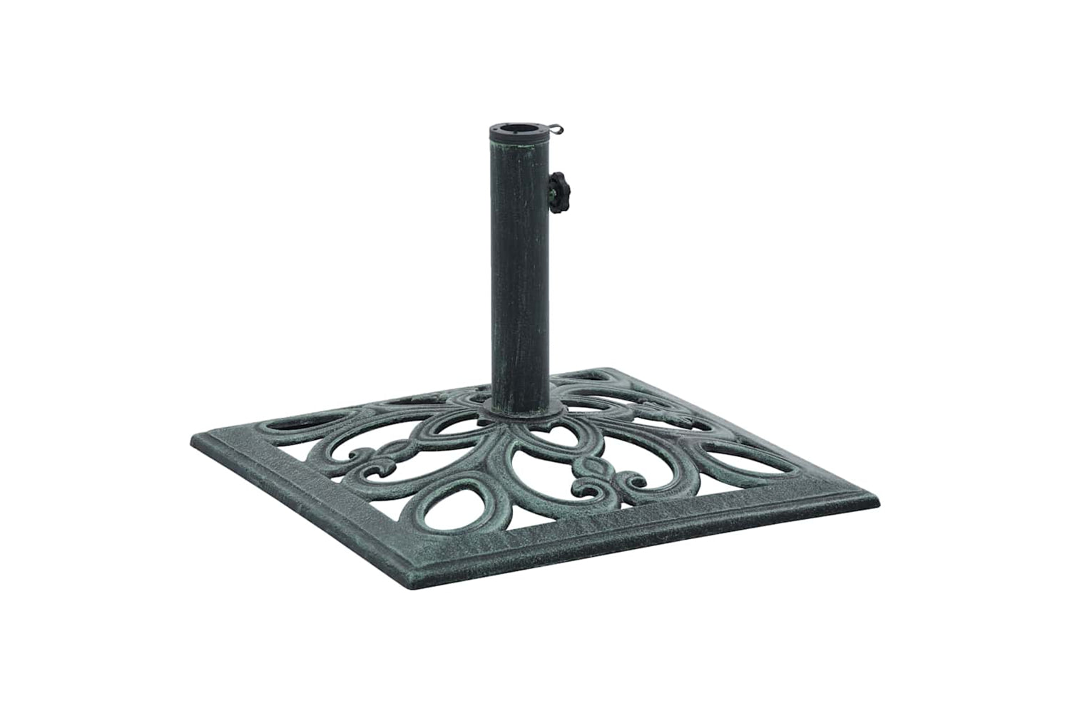 vidaXL 47866 Umbrella Base Green 12 Kg 49cm Cast Iron-3