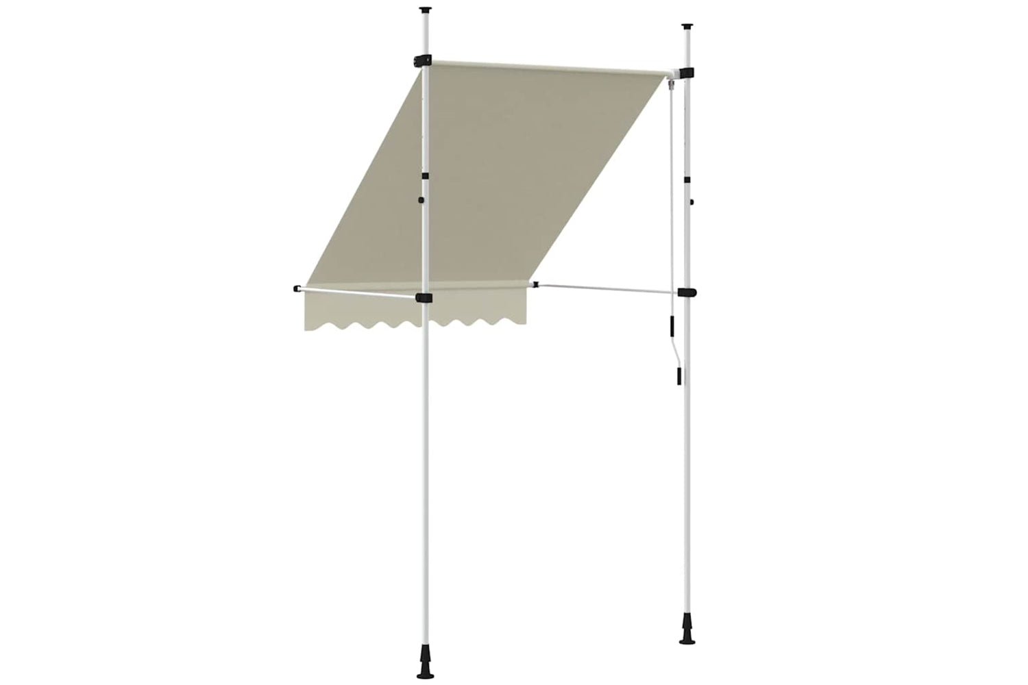 vidaXL 143693 Manual Retractable Awning 150cm Cream-4
