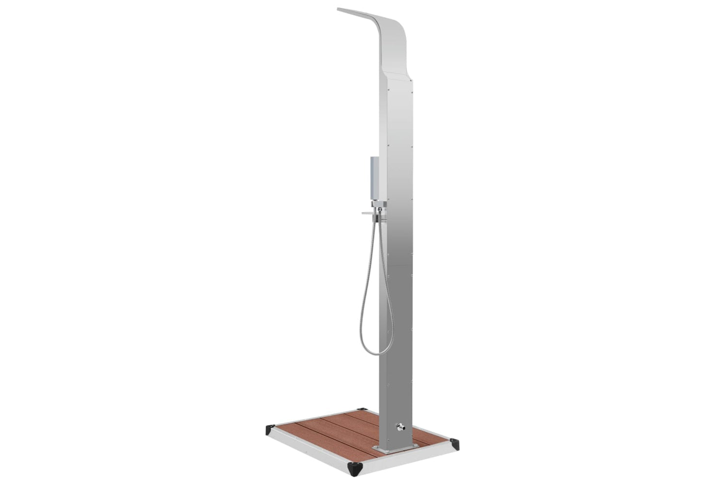 Vidaxl 3051287 Outdoor Shower With Tray Wpc Stainless Steel-6