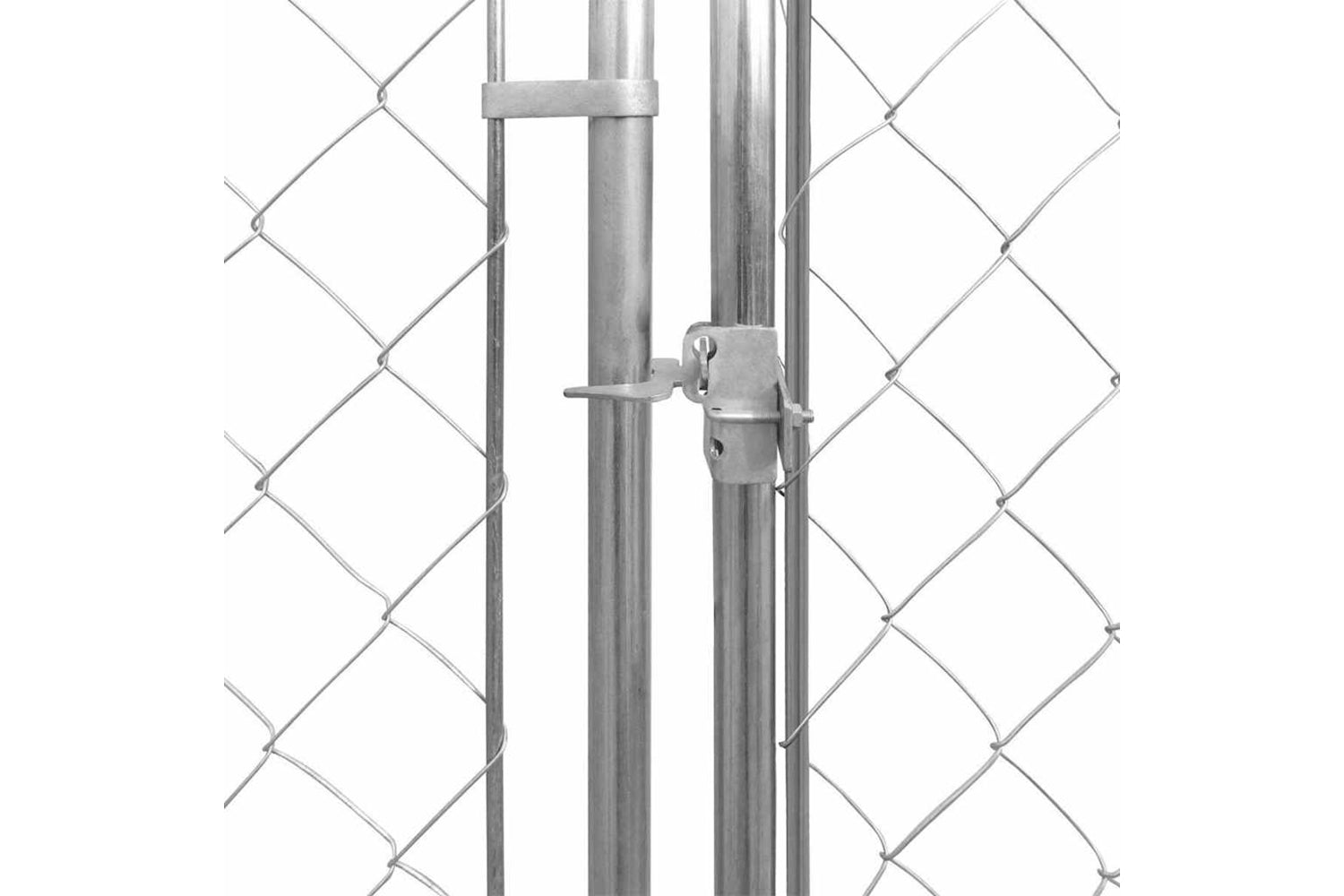 Vidaxl Outdoor Dog Kennel Galvanised Steel 950x570x185 Cm-3