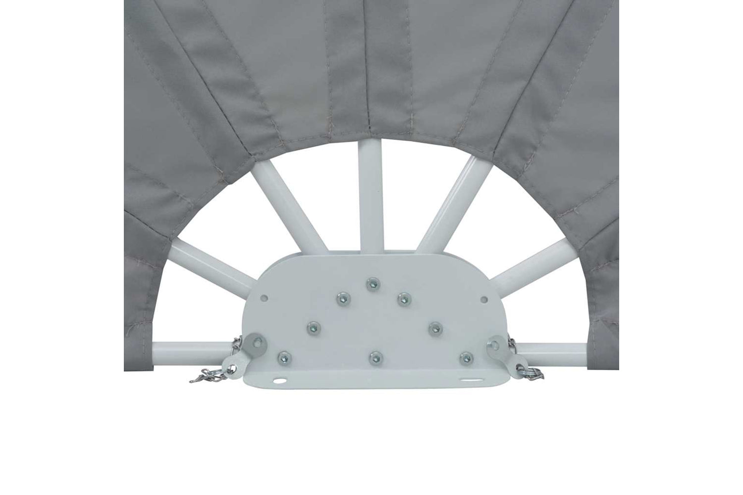 vidaXL 44576 Collapsible Terrace Side Awning Grey 200cm-7