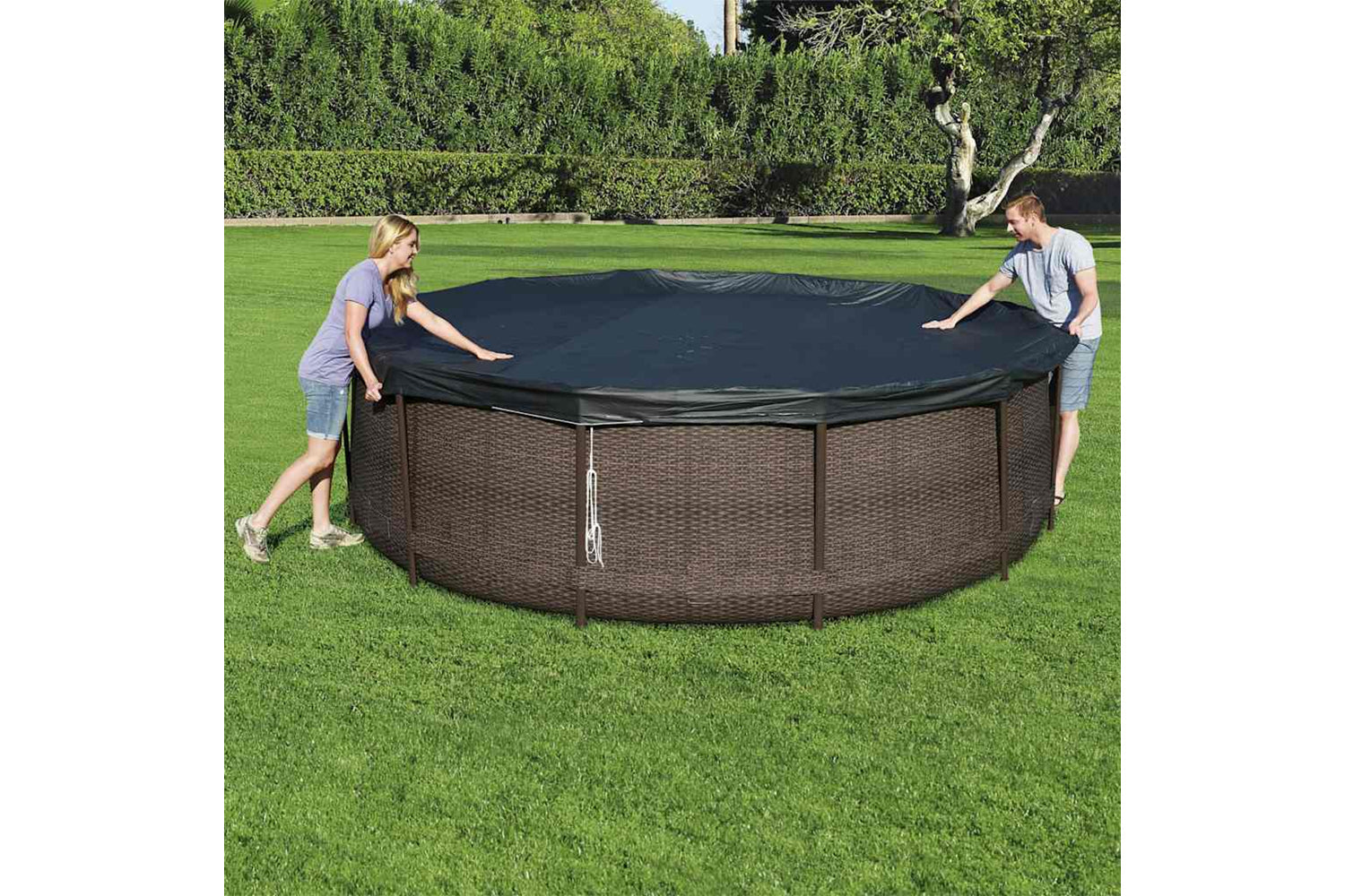 Bestway 92072 Pool Cover Flowclear 366 Cm-4