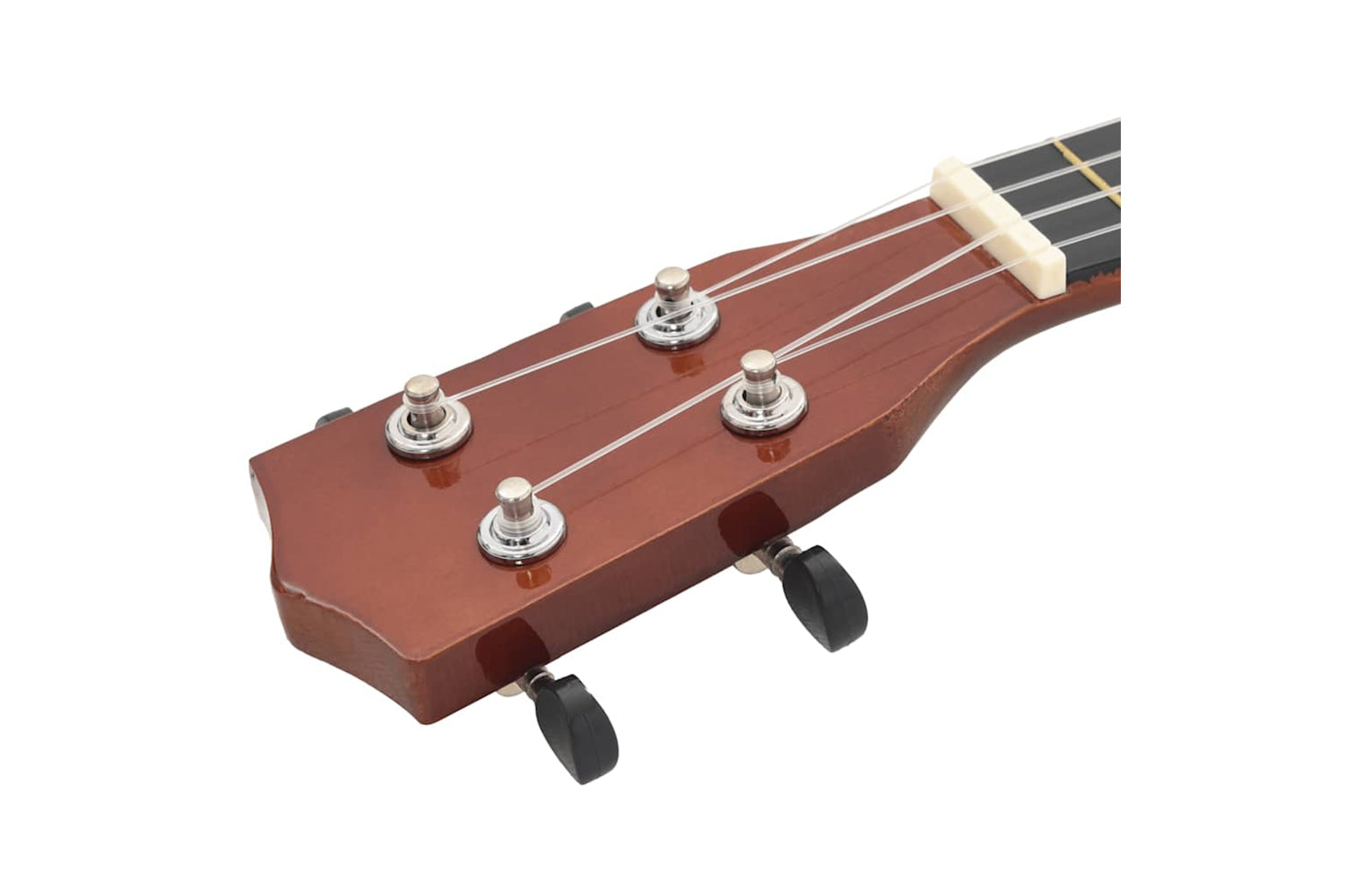 vidaXL 70145 Soprano Ukulele Set With Bag For Kids Dark Wood 21"-7