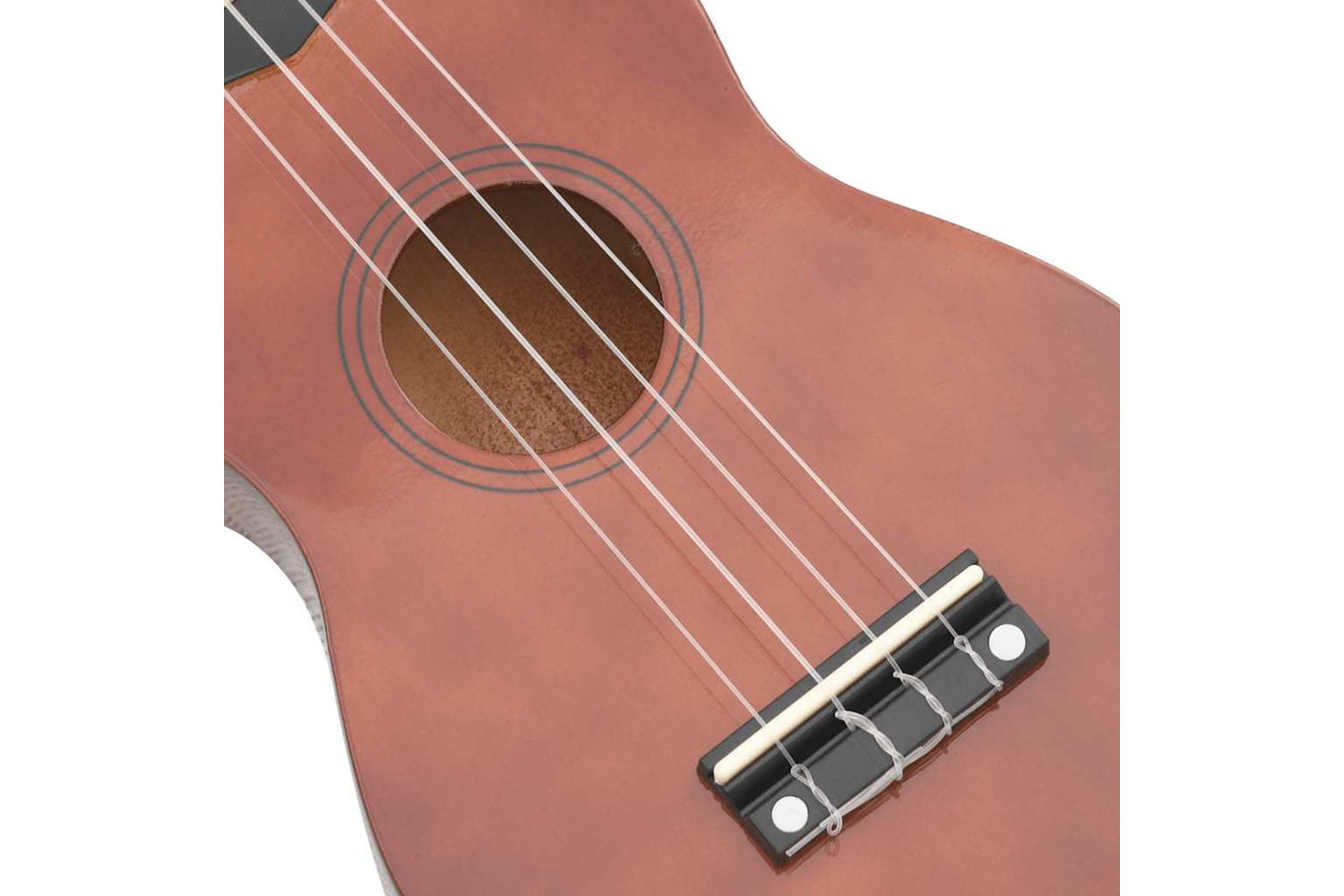vidaXL 70145 Soprano Ukulele Set With Bag For Kids Dark Wood 21"-8