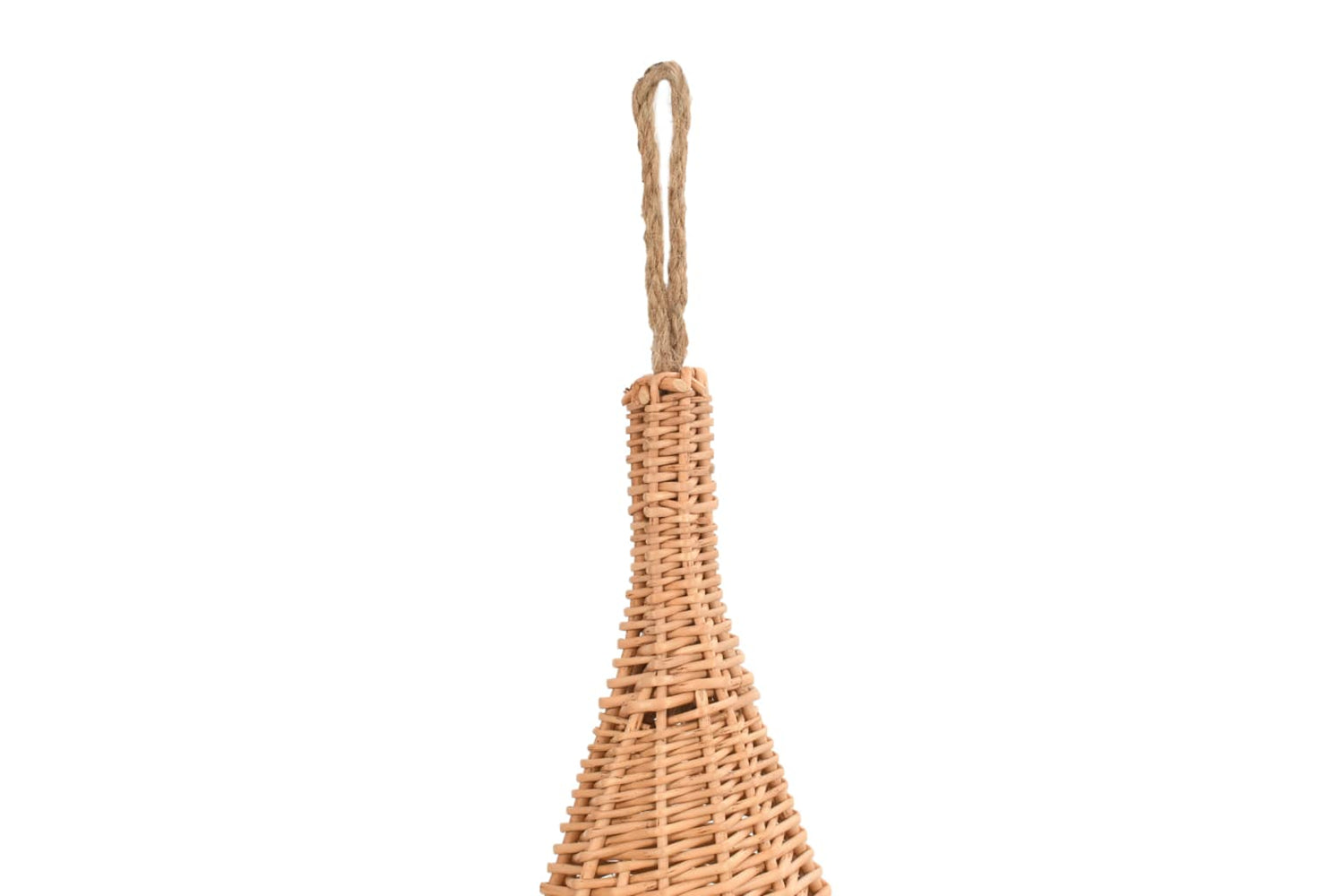 vidaXL 170777 Cat House With Cushion 40x60cm Natural Willow Teepee-5