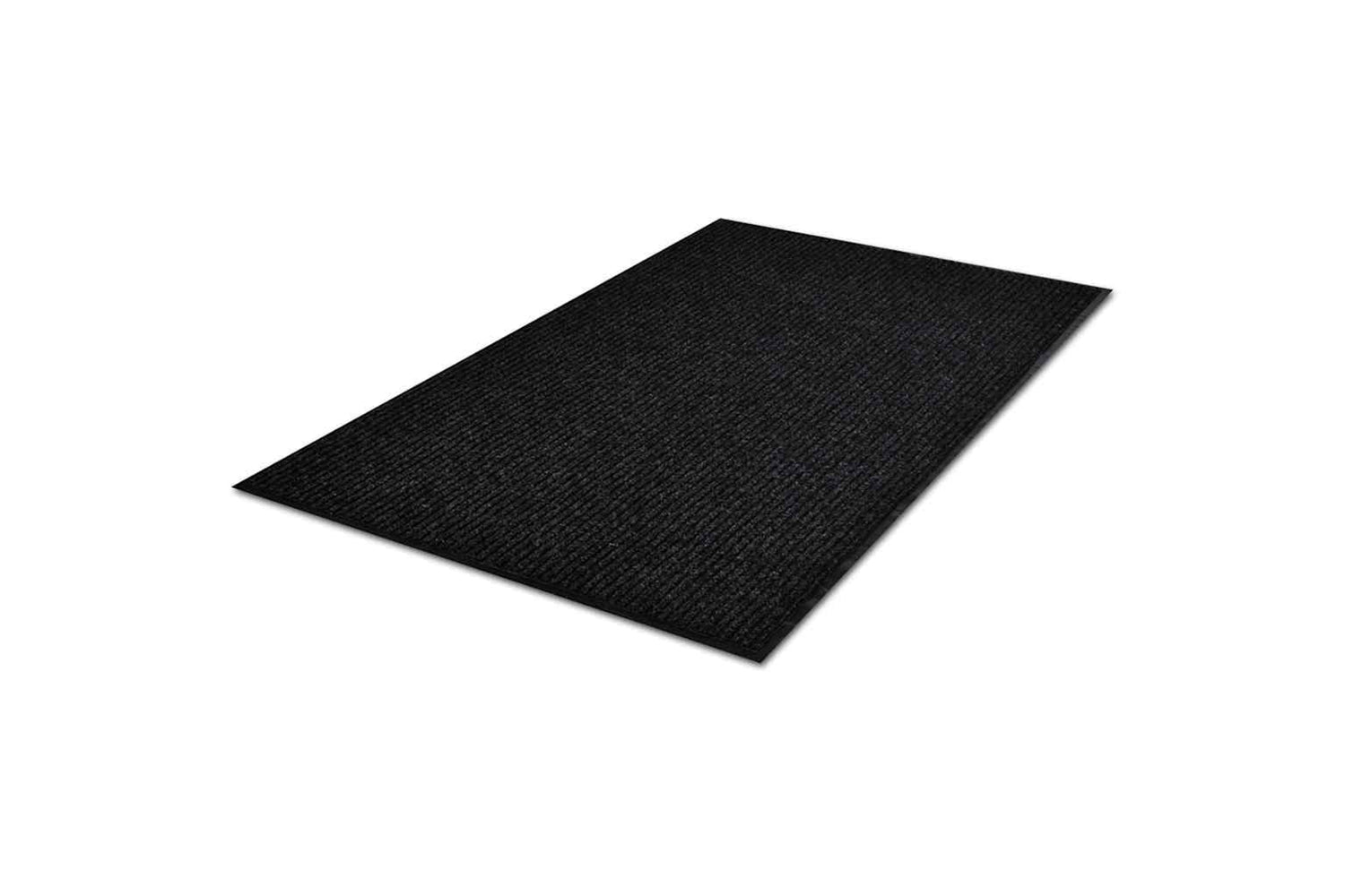 vidaXL 241266 Door Mat 90 X 150cm Black Pvc-3