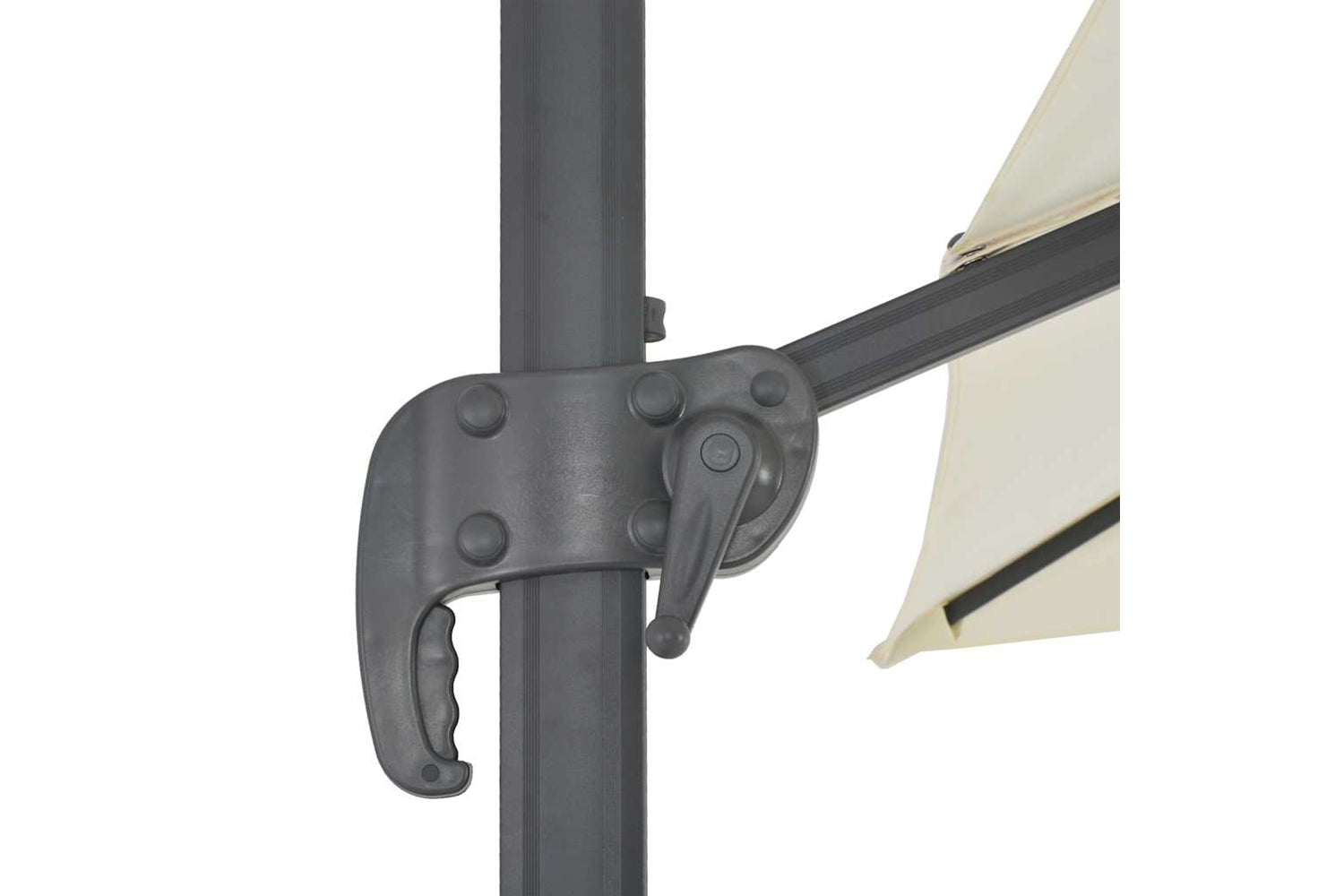 vidaXL 44632 Cantilever Umbrella With Aluminium Pole 300x300cm Sand-7