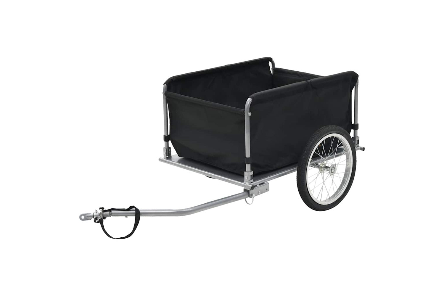 Vidaxl Bike Trailer Black And Yellow 65 Kg-3