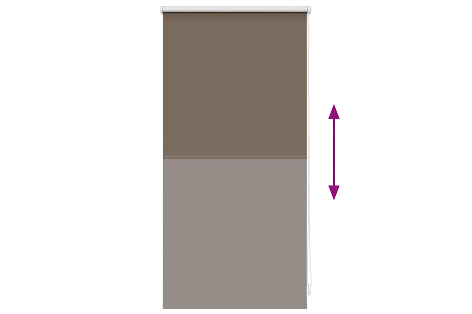 Vidaxl Roller Blind Blackout 40 X 100 Cm Coffee-8