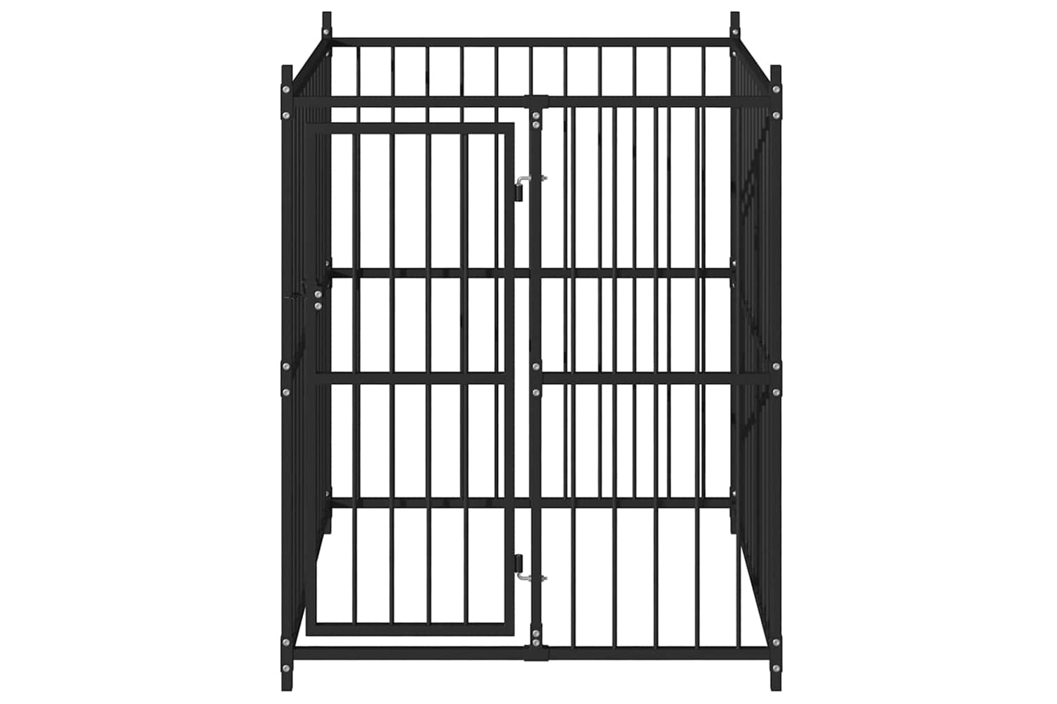 vidaXL 145763 Outdoor Dog Kennel 120x120x150cm-2