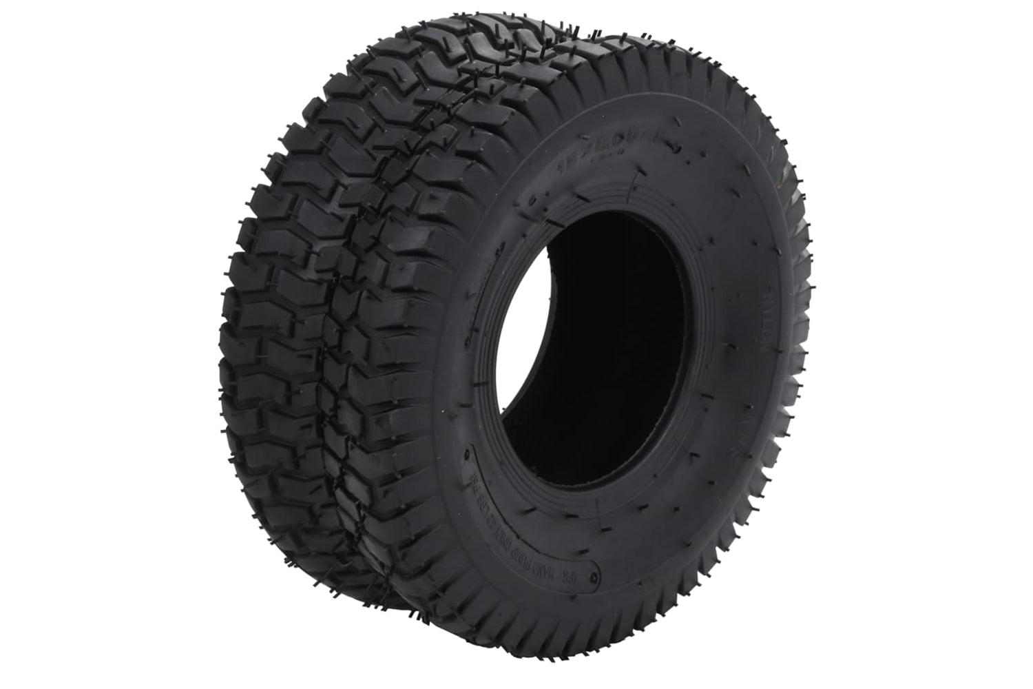 Vidaxl 145274 4 Piece Wheelbarrow Tire And Inner Tube Set 15x6.00-6 4pr Rubber-3