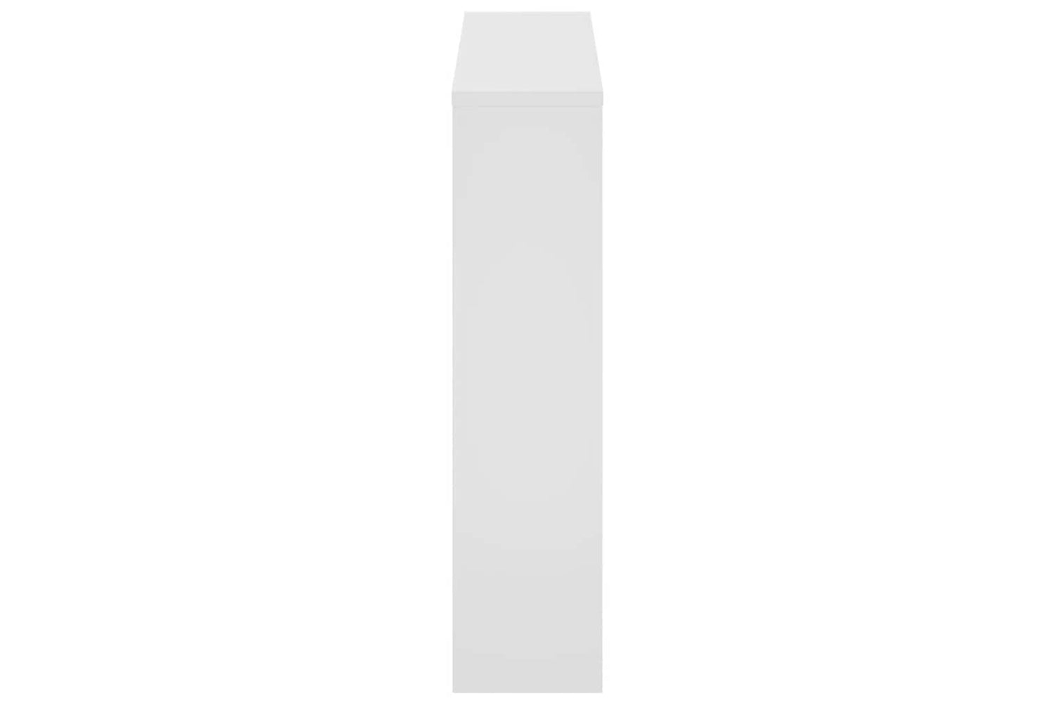 vidaXL 243046 Shoe Cabinet 2-layer Mirror White 63x17x67cm-4