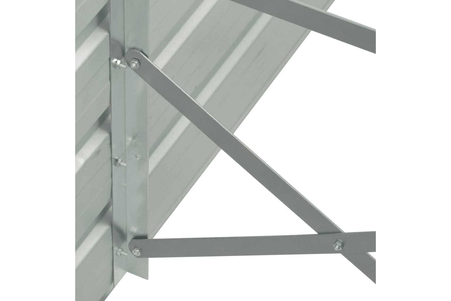 vidaXL 47060 Garden Raised Bed Galvanised Steel 400x80x77cm Grey-5