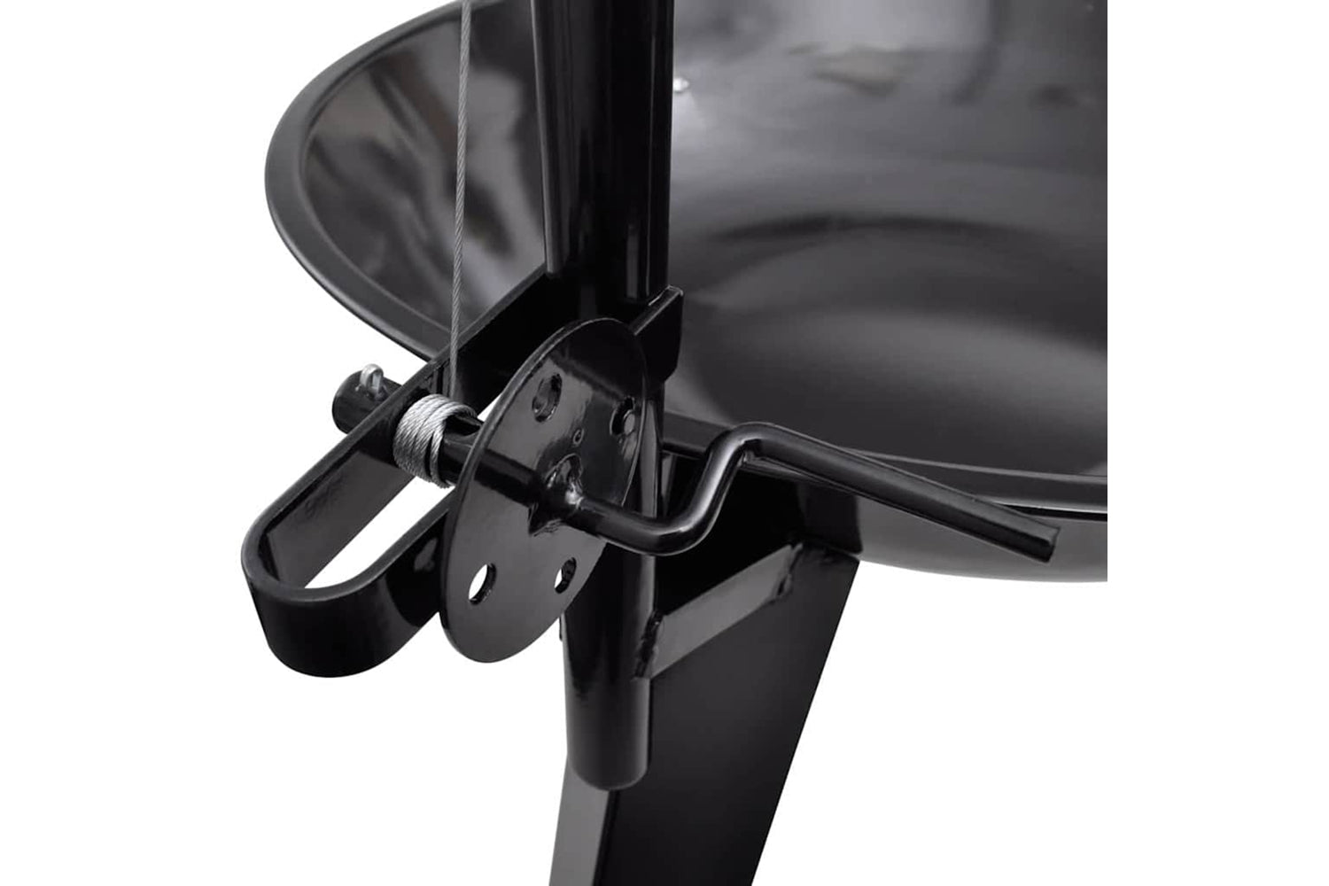 Vidaxl Bbq Stand Charcoal Barbecue Hang Round-3