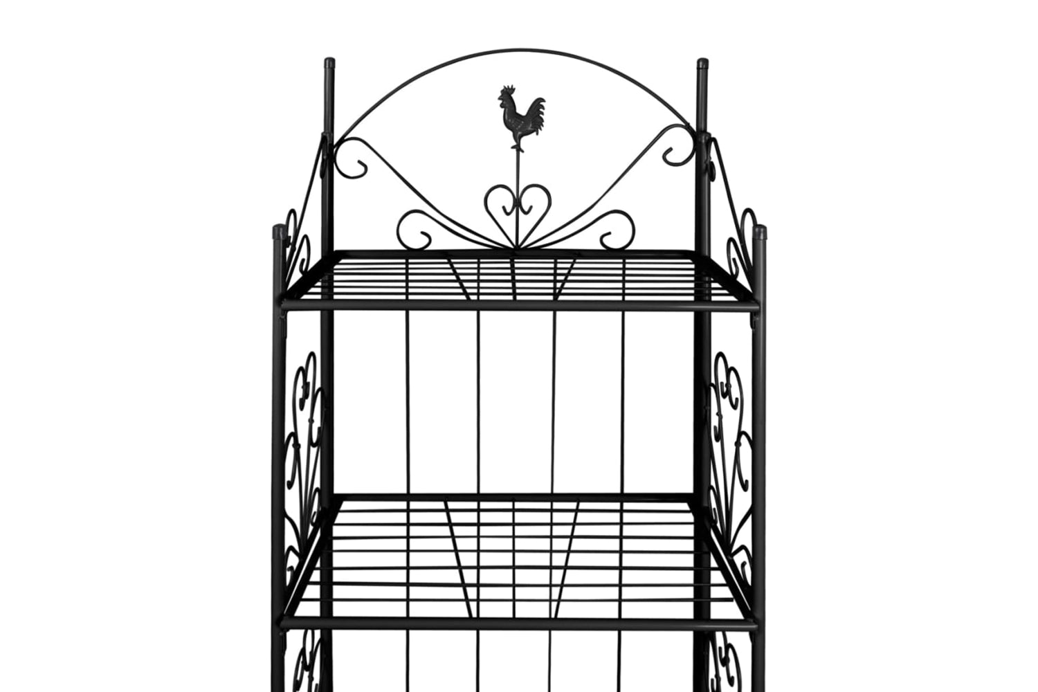 Vidaxl 40780 Plant Rack Square Black-3