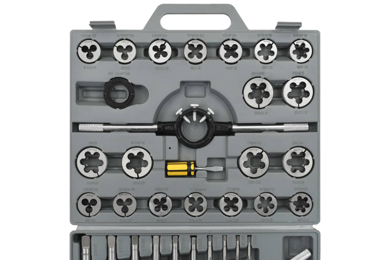 Vidaxl 210319 45 Pcs Tap And Die Set-3