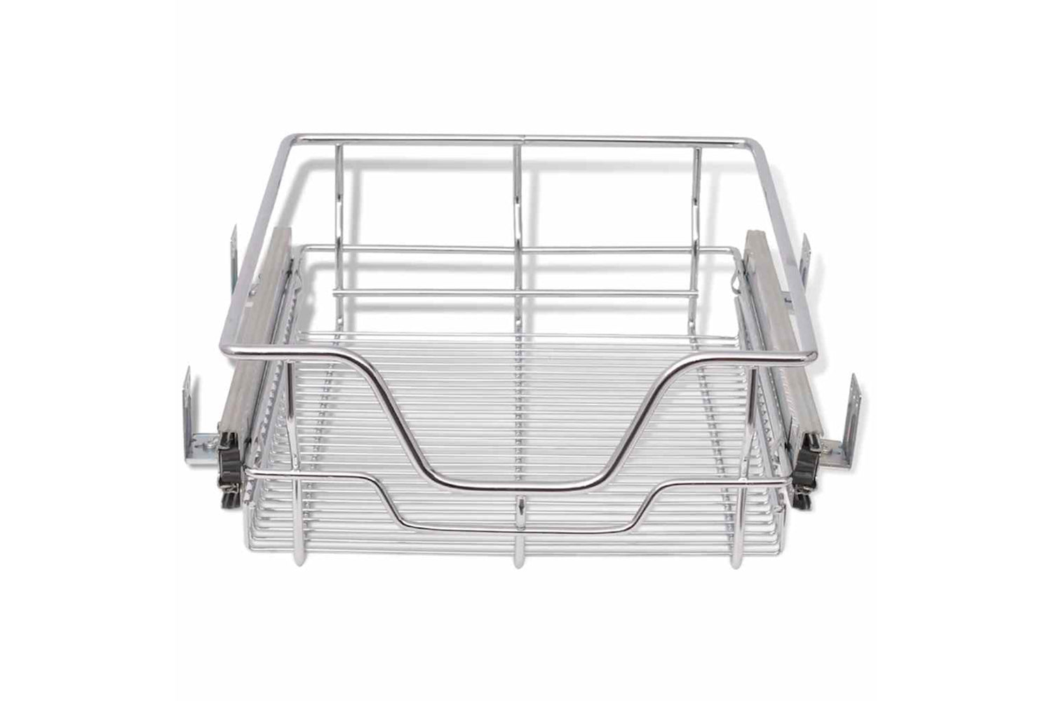 Vidaxl Pull-out Wire Baskets 2 Pcs Silver 400 Mm-3