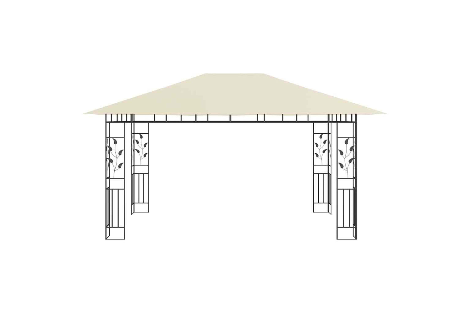 Vidaxl 47970 Gazebo With Mosquito Net 4x3x2.73 M Cream 180 G/mâ²-3