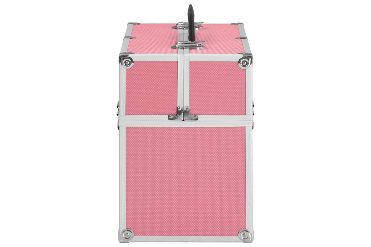 vidaXL 91834 Make-up Case 38x23x34cm Pink Aluminium-4