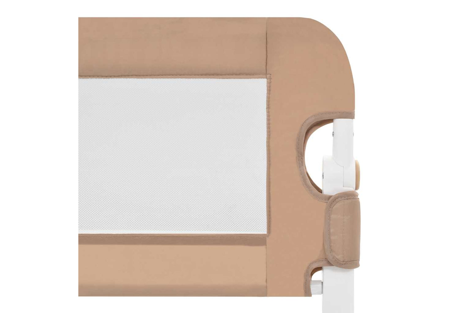 Vidaxl Toddler Safety Bed Rail Taupe 102x42 Cm Polyester-4