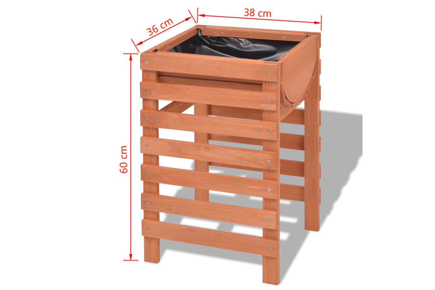 vidaXL 42348 Planter 38x36x60cm Wood-4