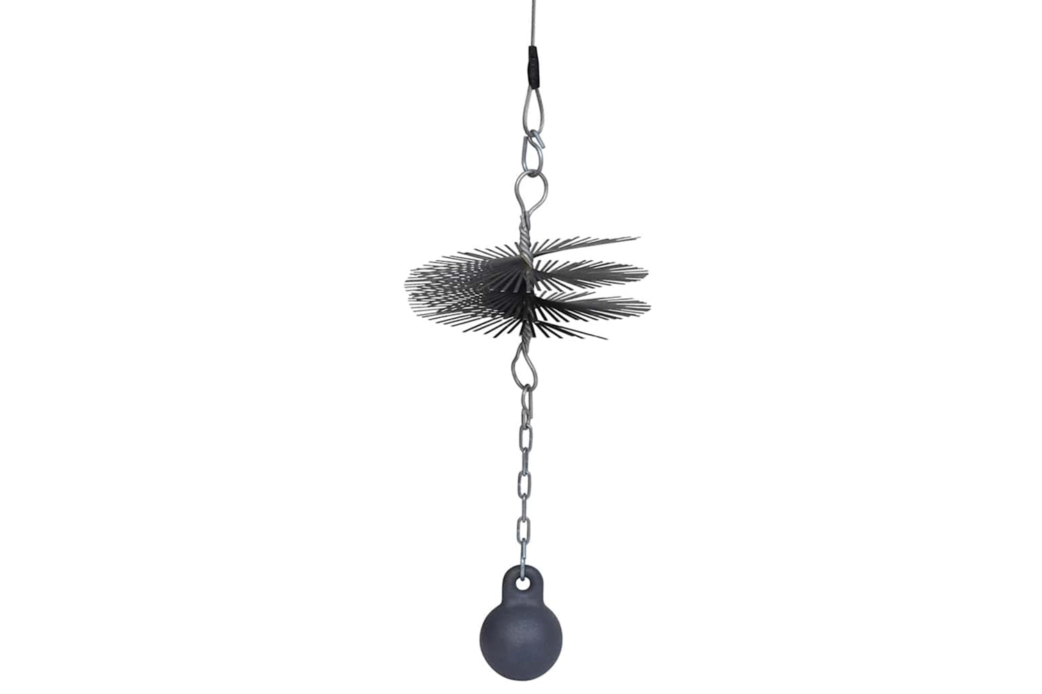 vidaXL 141272 Round Chimney Cleaning Brush Dia. 20cm-3