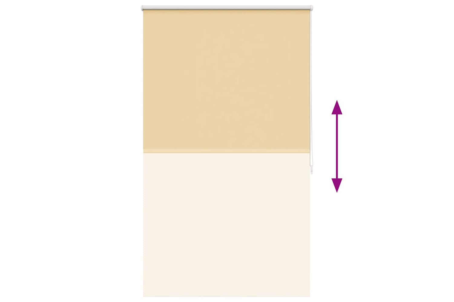 Vidaxl Roller Blind Blackout 100 X 175 Cm Beige-8