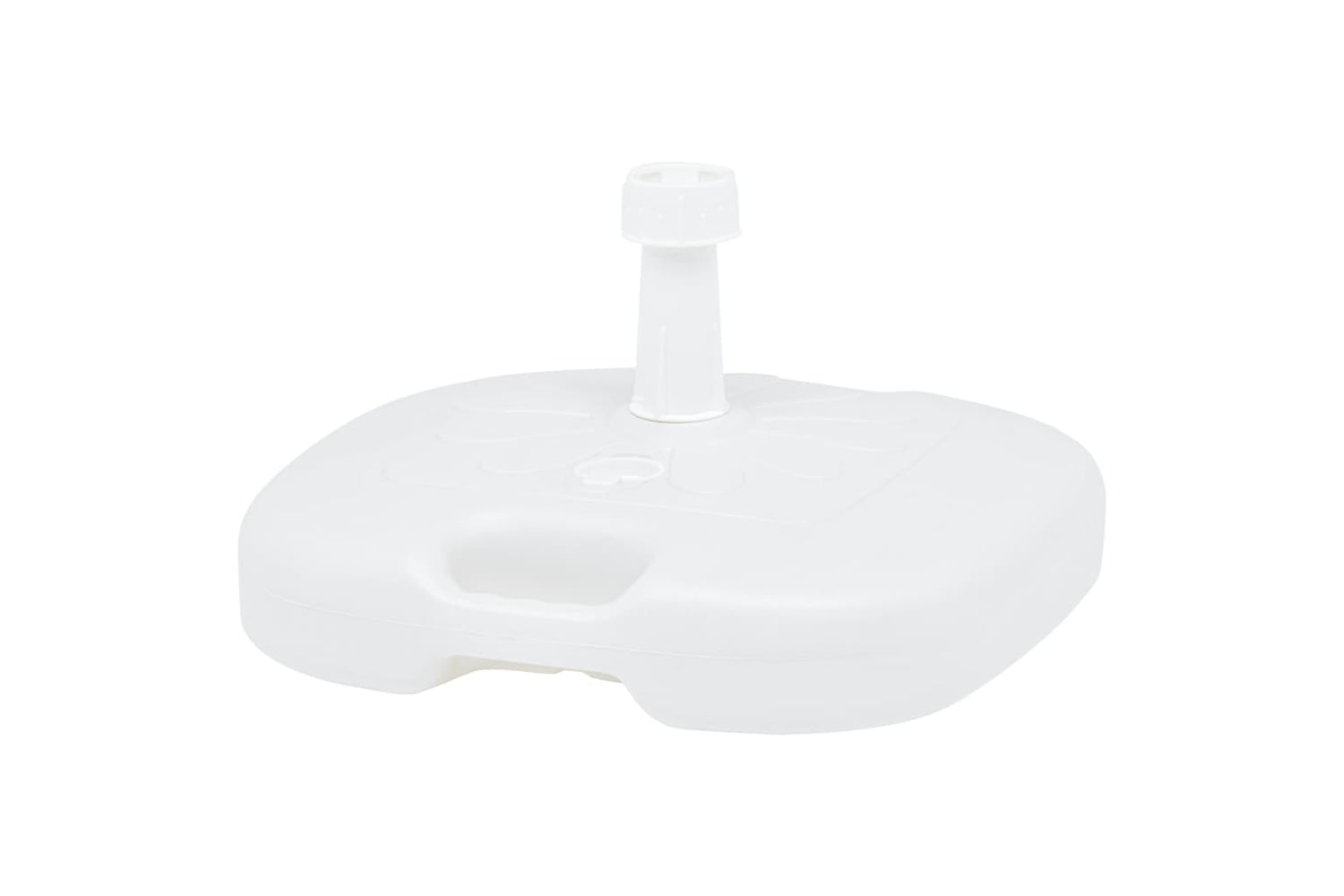 Vidaxl 48773 Umbrella Base Sand/water Filled 16 L White Plastic-3