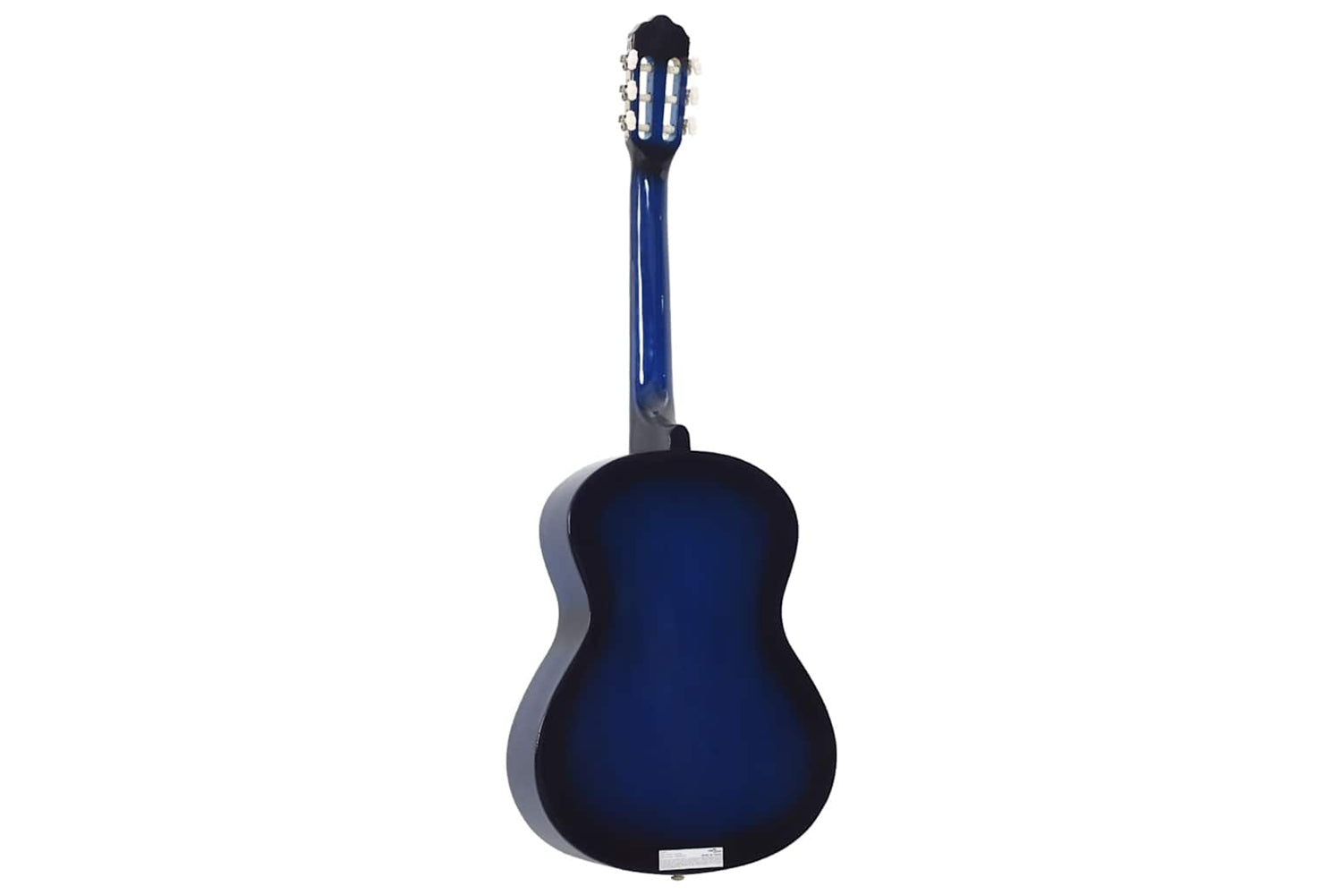 Vidaxl 12 Piece Classical Guitar Beginner Set Blue 4/4 39"-7