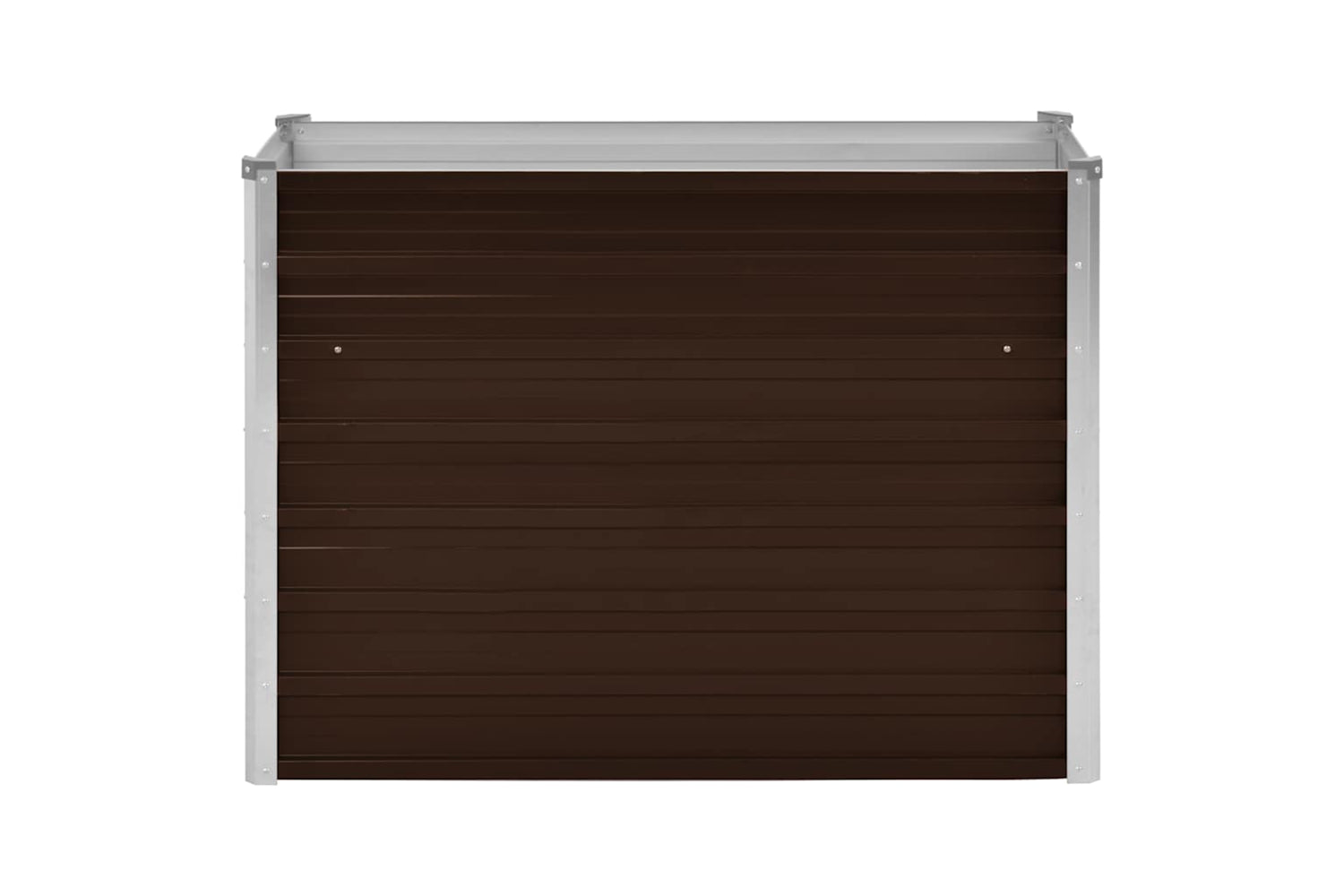 Vidaxl Garden Raised Bed Brown 100x40x77 Cm Galvanised Steel-3