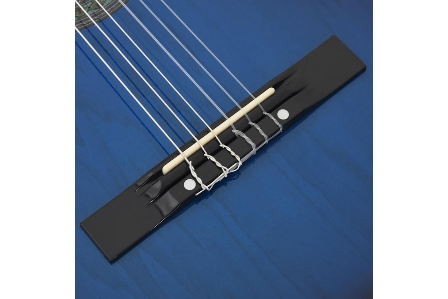 vidaXL 70108 Classical Guitar For Beginner Blue 4/4 39" Basswood-7