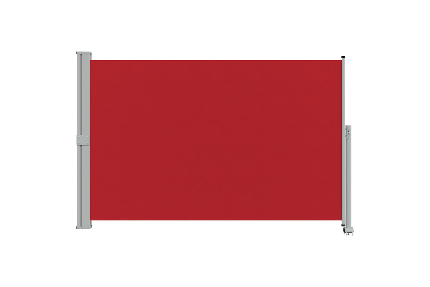 vidaXL Patio Retractable Side Awning 160x300cm Red-3
