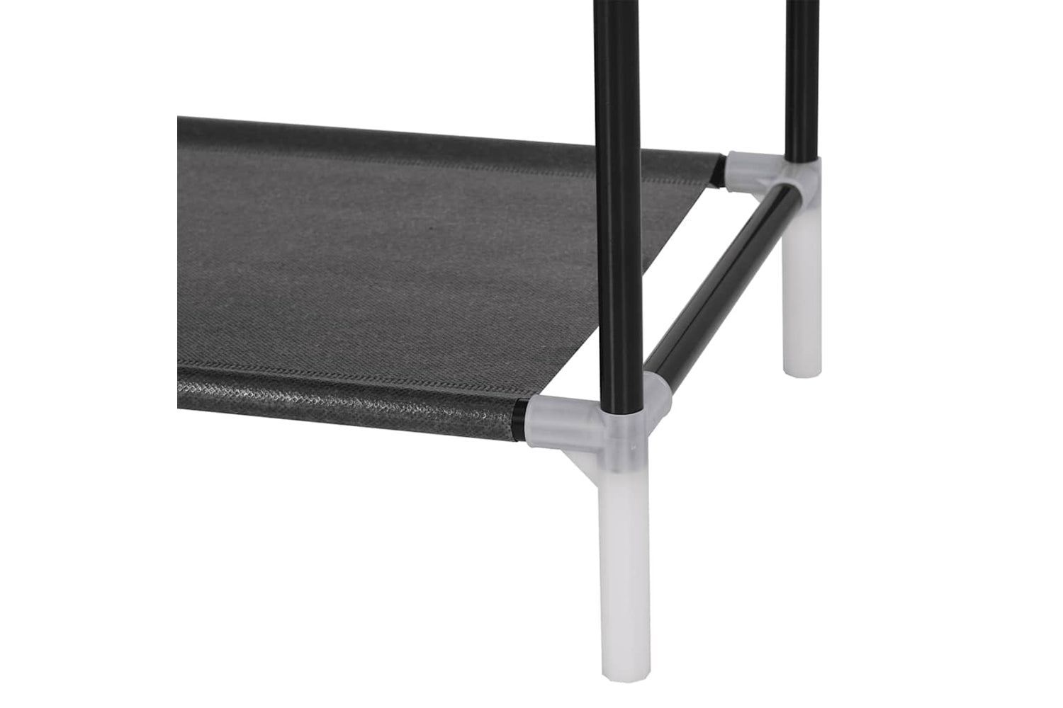 Vidaxl 245630 Shoe Rack With 10 Shelves Metal And Non-woven Fabric Black-6