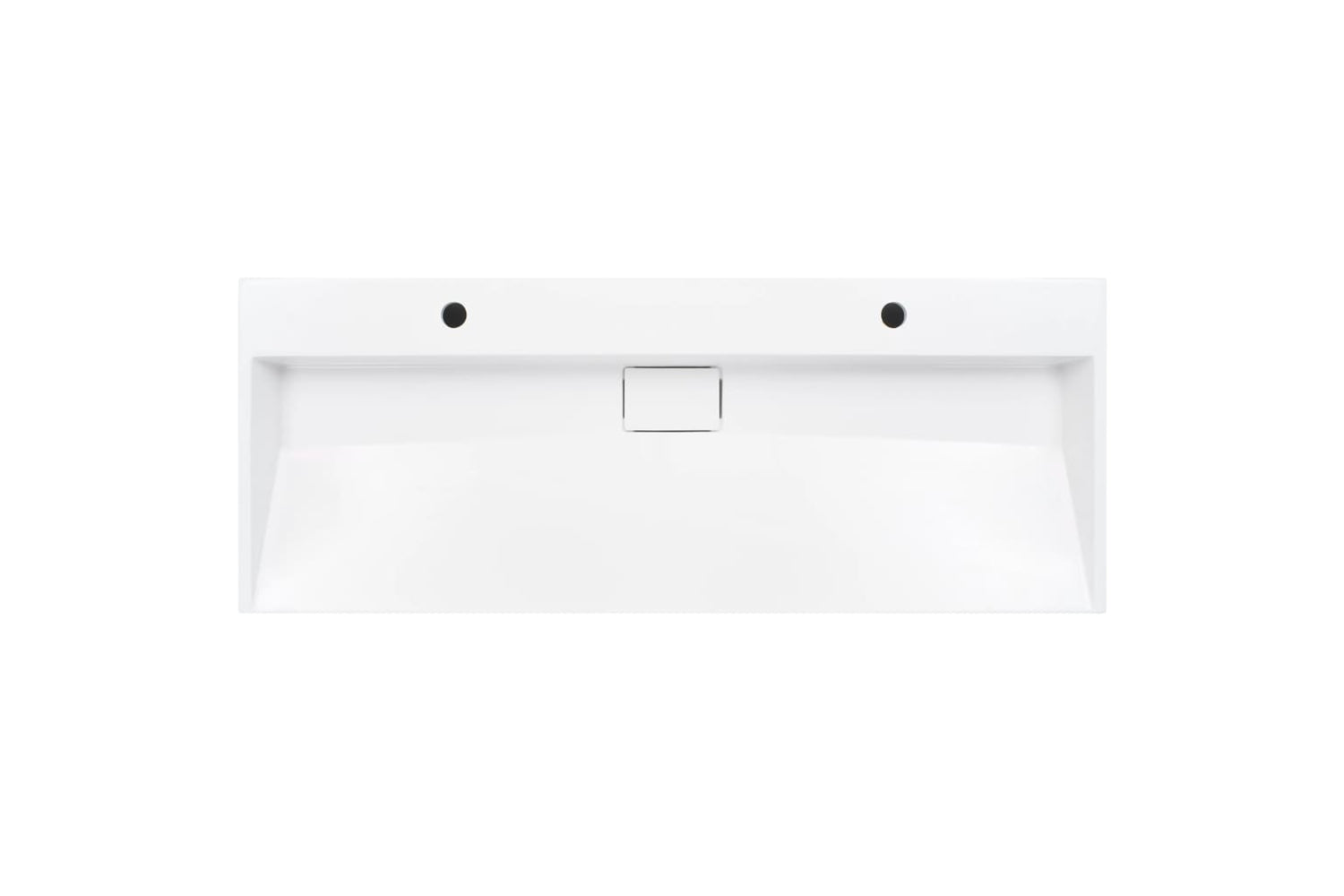 vidaXL 144068 Wash Basin Mineral Cast/marble Cast | White-3