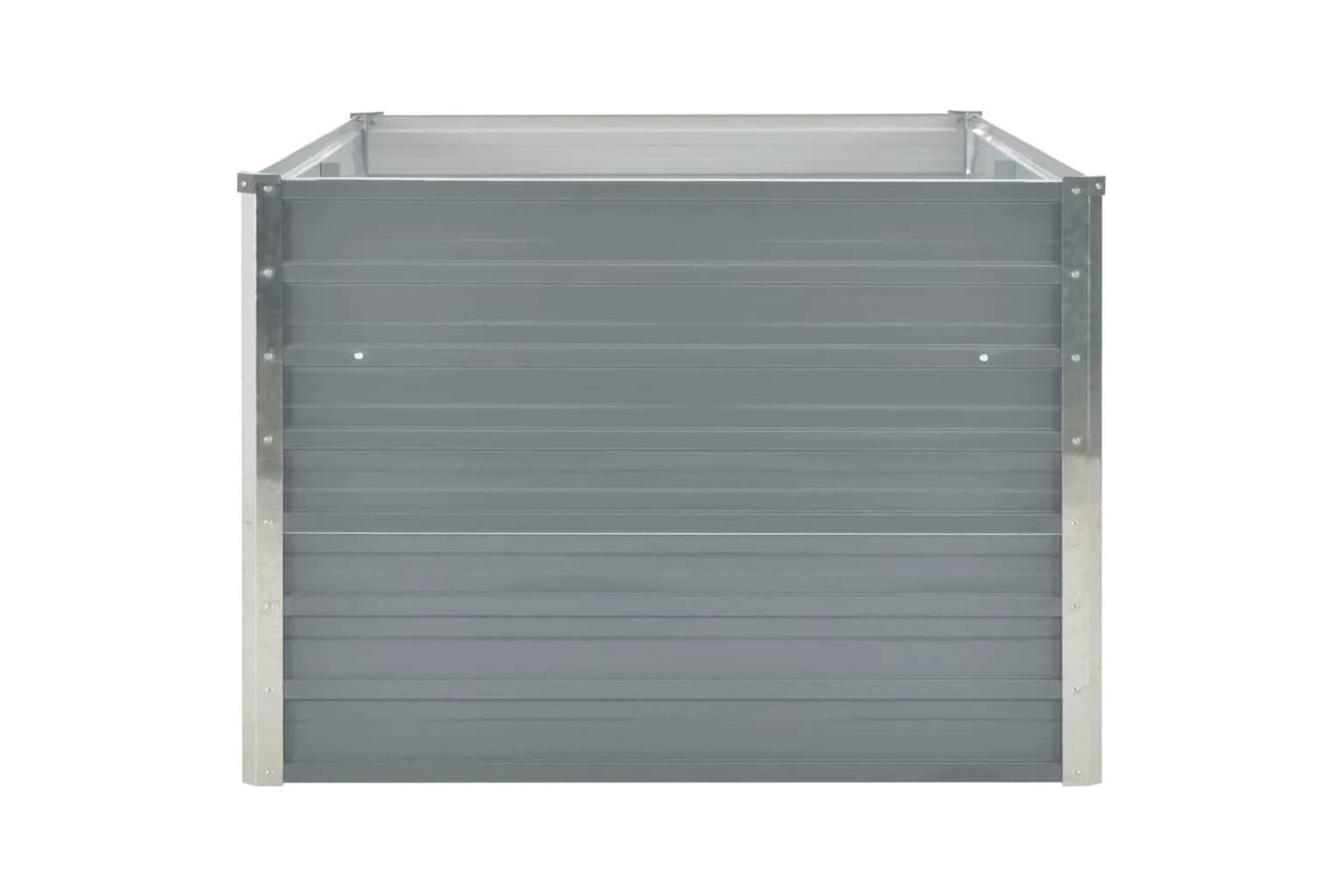 vidaXL 47011 Raised Garden Bed 160x80x45cm Galvanised Steel Grey-3