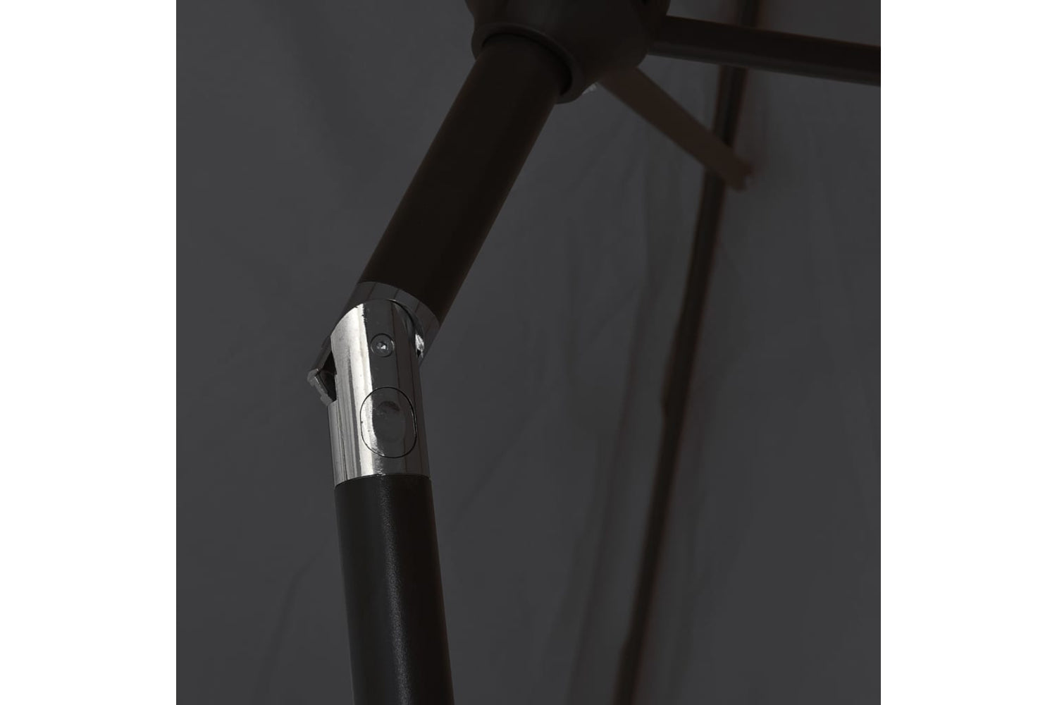 Vidaxl 47134 Outdoor Parasol With Led Lights And Steel Pole 300 Cm Black-7