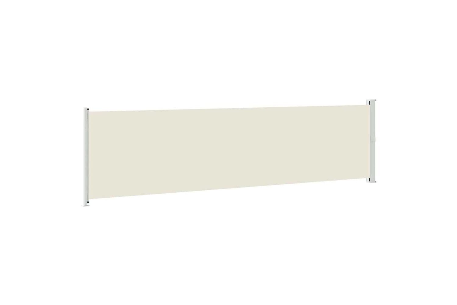 vidaXL Patio Retractable Side Awning 600x160cm Cream-5