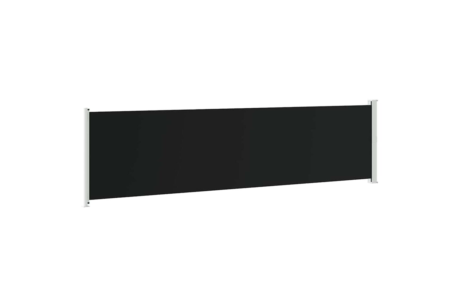 vidaXL Patio Retractable Side Awning 600x160cm Black-5