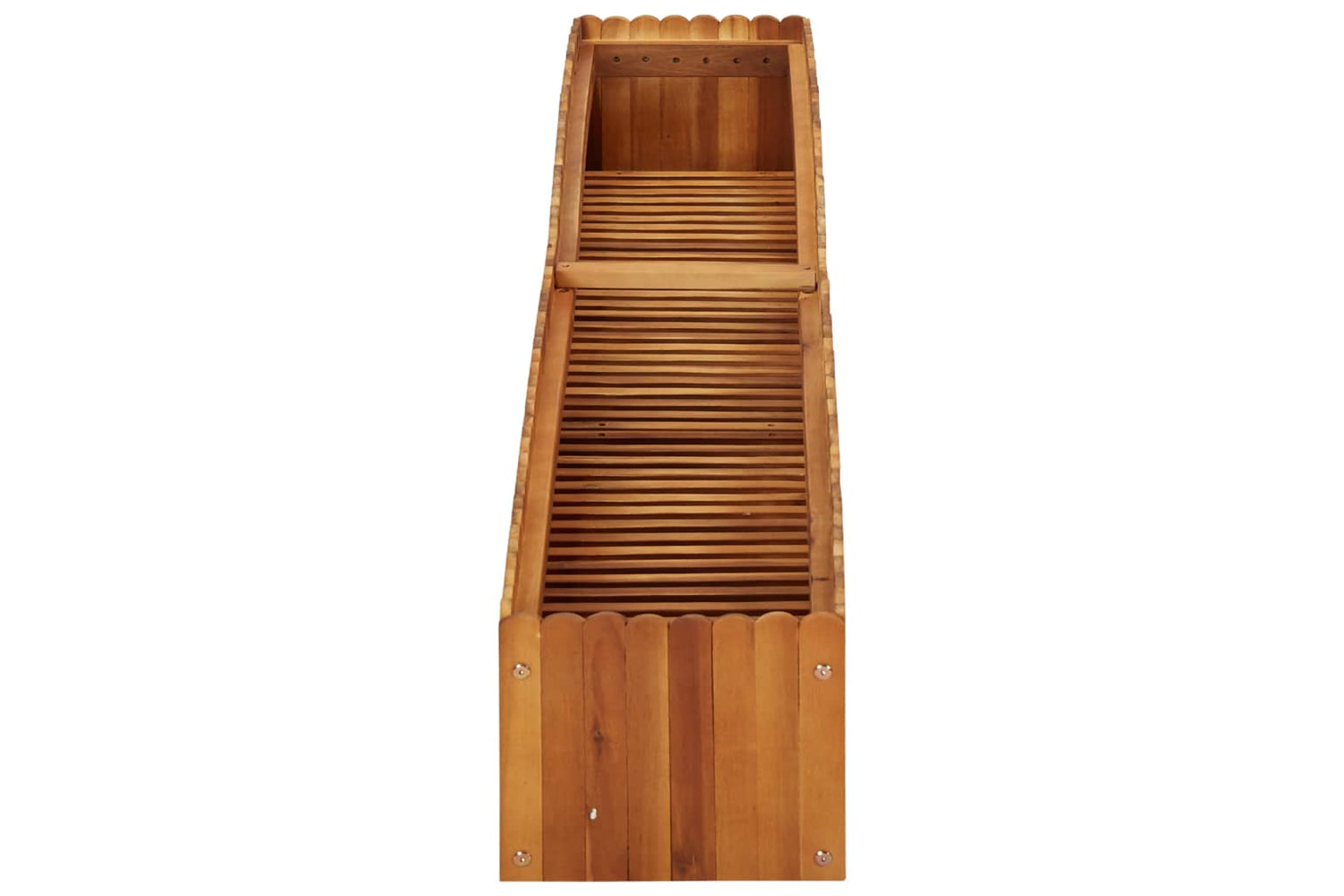 vidaXL 45920 Garden Raised Bed 200x30x25cm Solid Acacia Wood-3