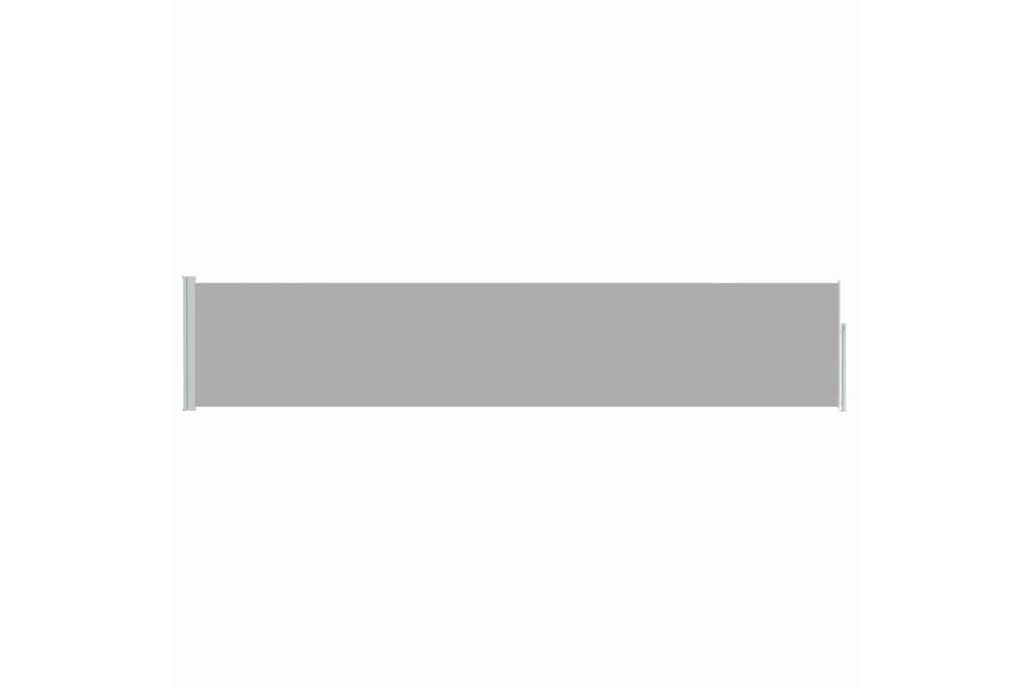 vidaXL 48386 Patio Retractable Side Awning 100x500cm Grey-3
