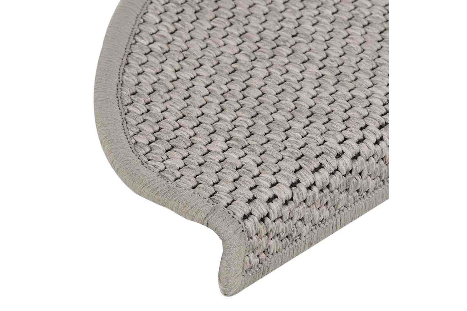 Vidaxl 326871 Stair Mats Self-adhesive Sisal-look 15 Pcs 65x21x4 Cm Silver-7