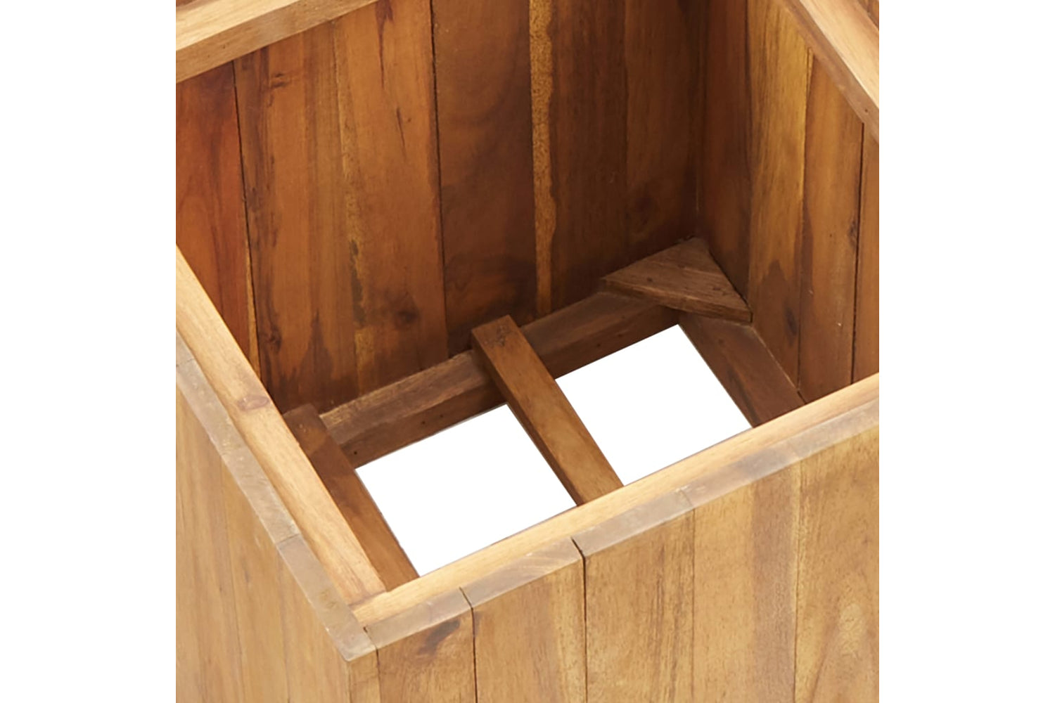 vidaXL 46569 Garden Raised Bed Pot 43.5x43.5x44cm Solid Acacia Wood-4