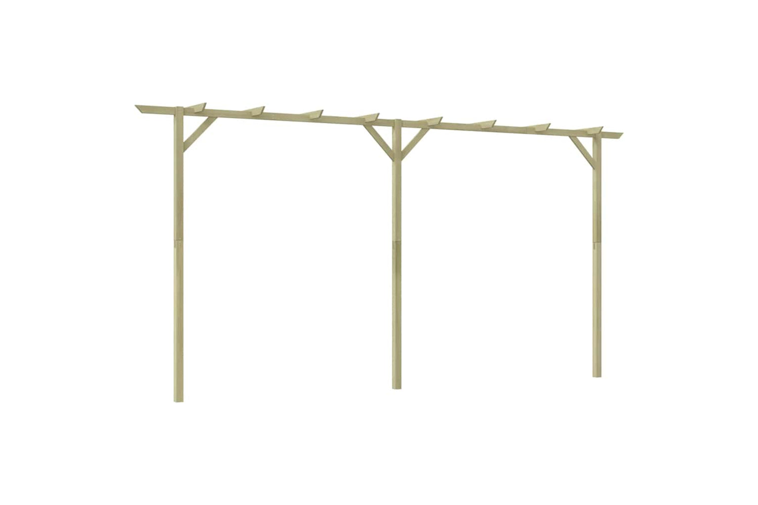 Vidaxl Garden Pergola 410x40x203 Cm Wood-6