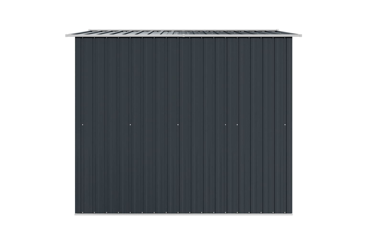 Vidaxl Garden Storage Shed Anthracite Steel 257x205x178 Cm-6