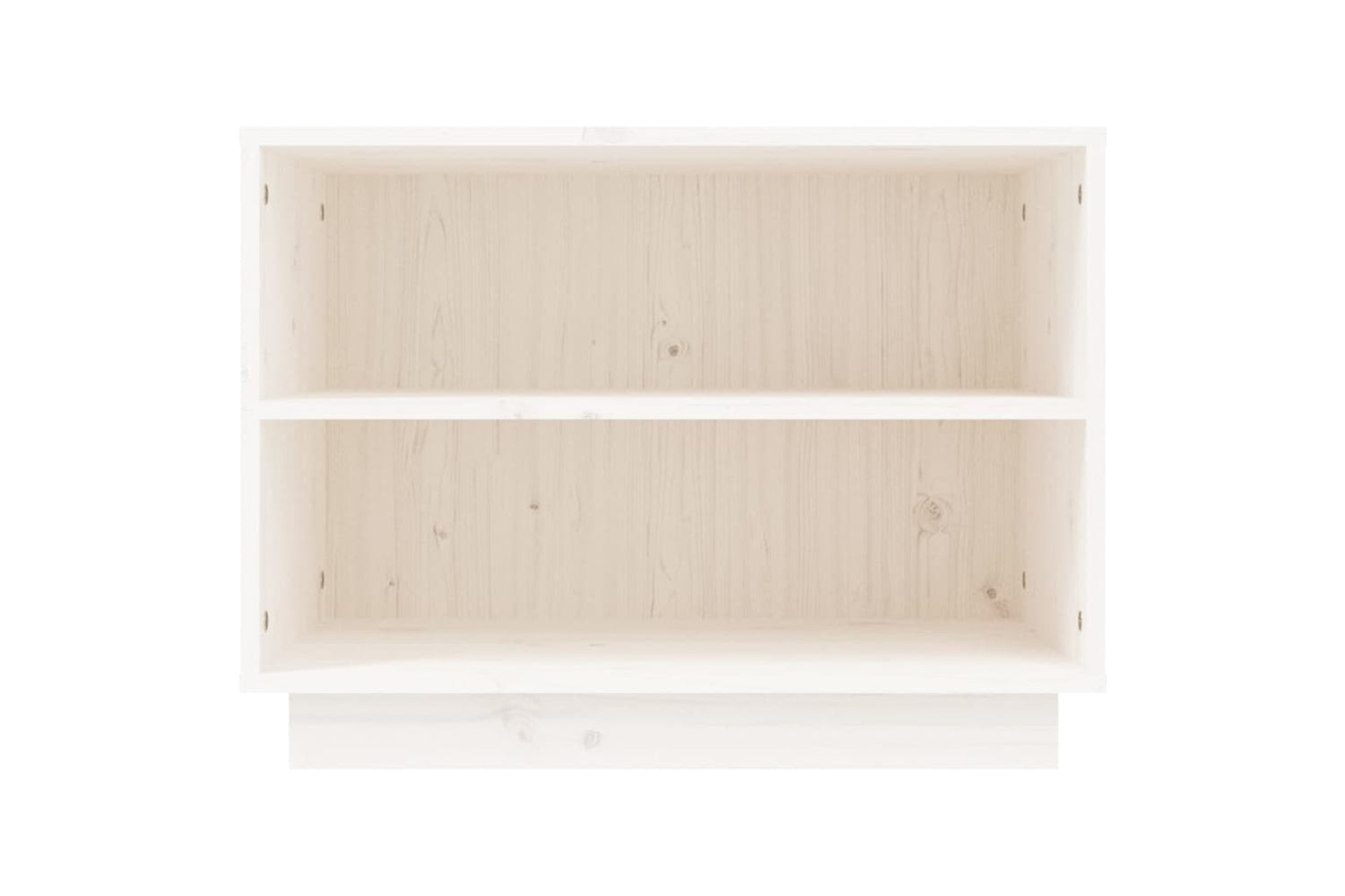 vidaXL 813546 Shoe Cabinet White 60x34x45cm Solid Wood Pine-4