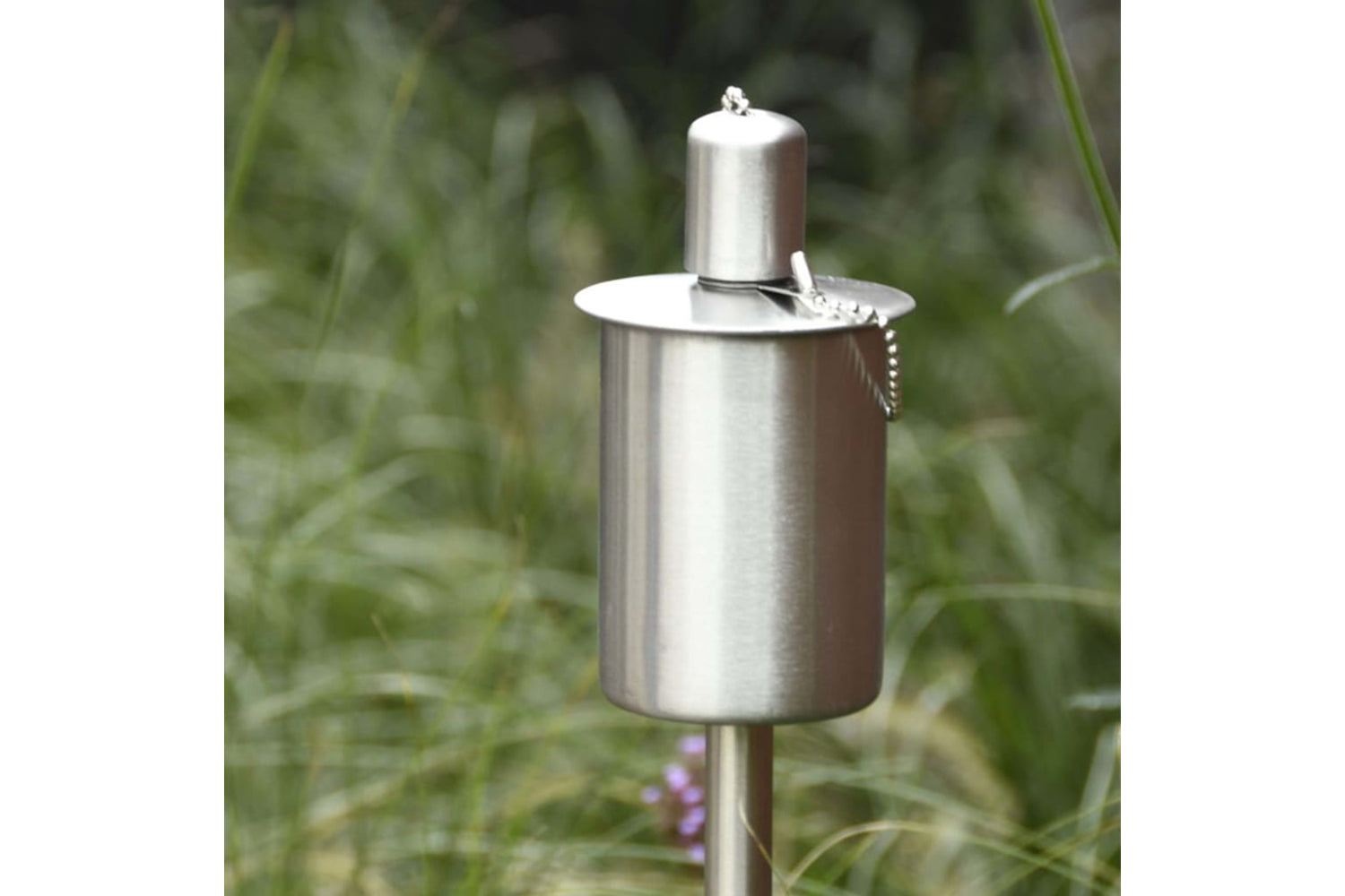 Esschert Design 428853 Oil Torch On Pole Stainless Steel-6