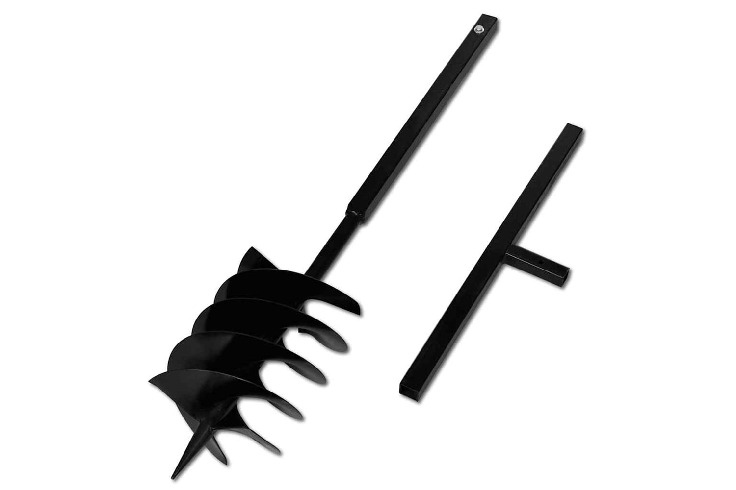 vidaXL 270536 Ground Drill With Handle 200mm With Extension Tube 9 M Steel-3