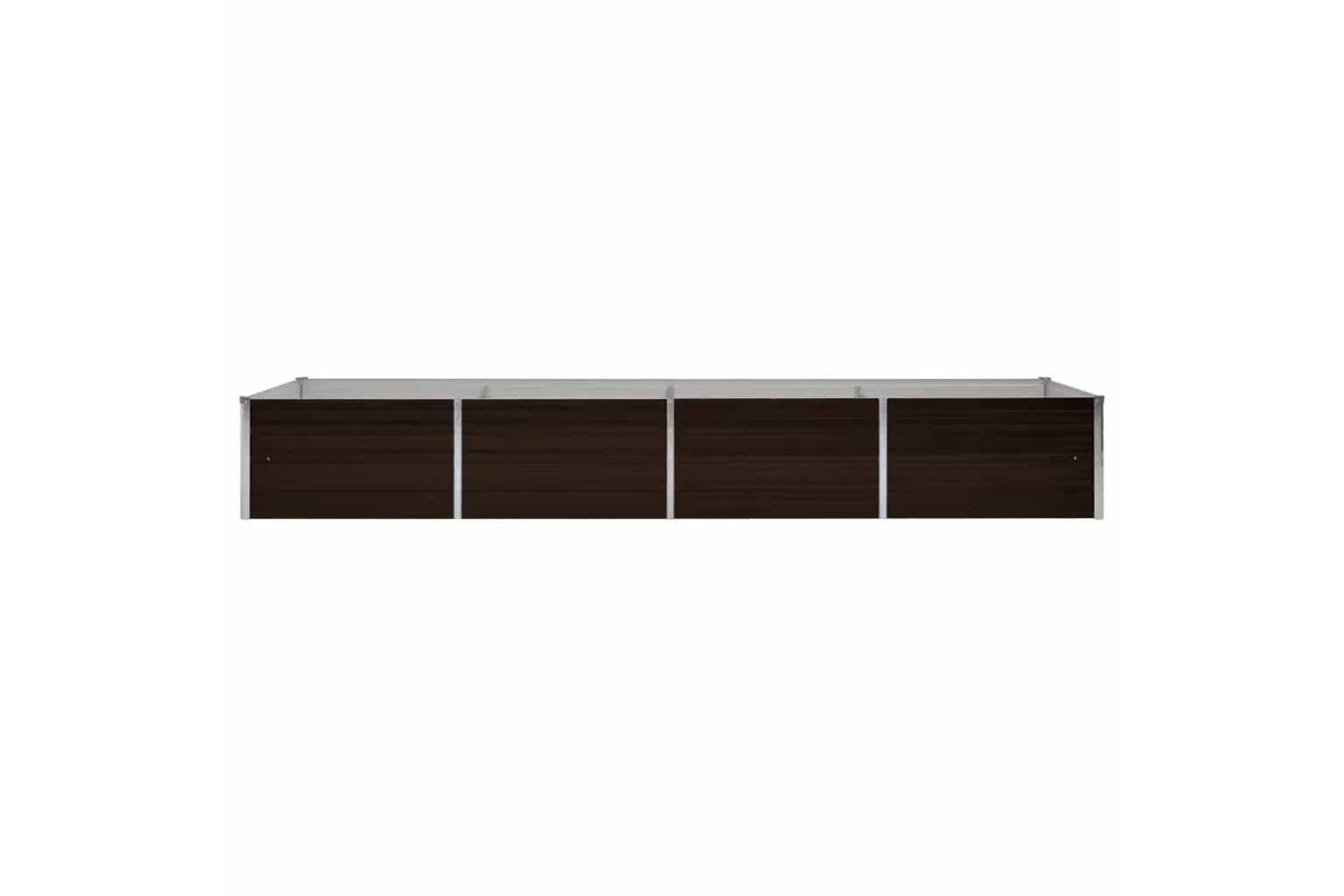 vidaXL 45716 Garden Raised Bed Brown 320x80x45cm Galvanised Steel-3